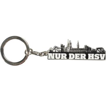 Hamburger SV HSV Schlüsselanhänger Skyline ca. 16,5 x 7,3 cm